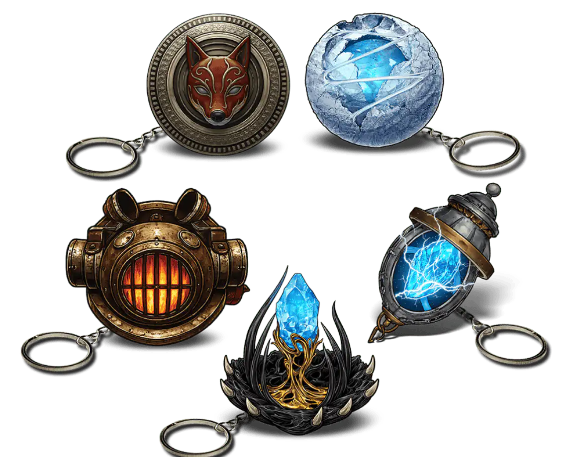 Lies of P: Complete Edition Amulet Keychain Blind Bag